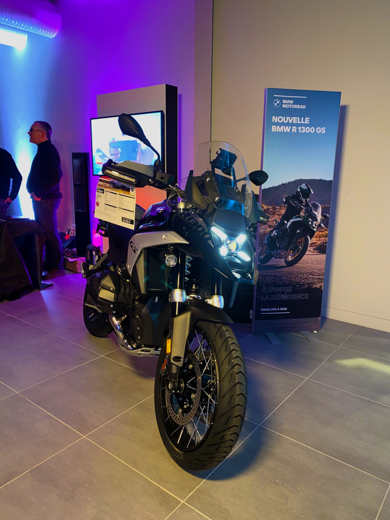 La Nouvelle BMW R 1300GS à la soirée MRA du Groupe BMS