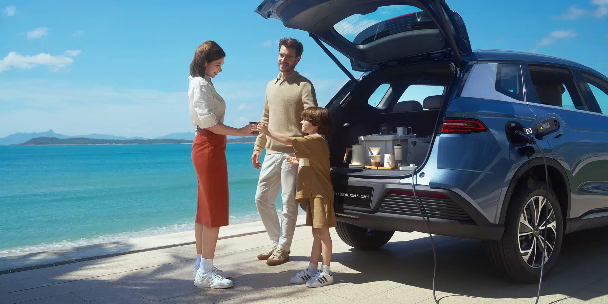 BYD Sealion 5 DM-i extérieur coffre