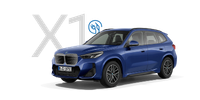 BMW X1 bleu