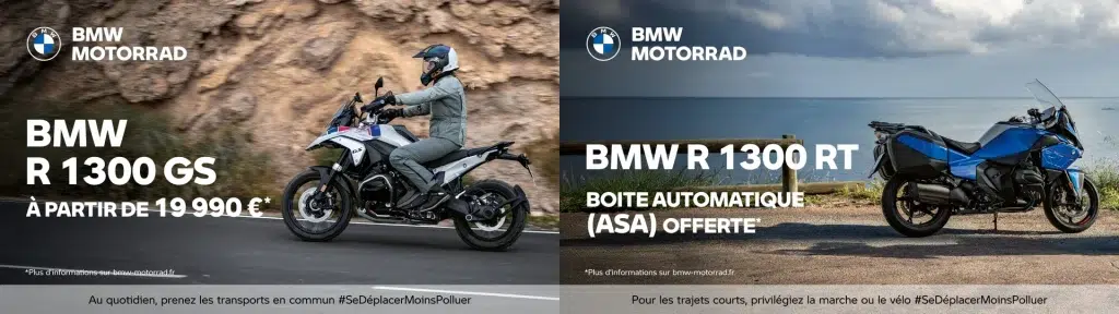 OFFRES BMW Motorrad : de la GS à la RT à partir de 299 €/mois ! 